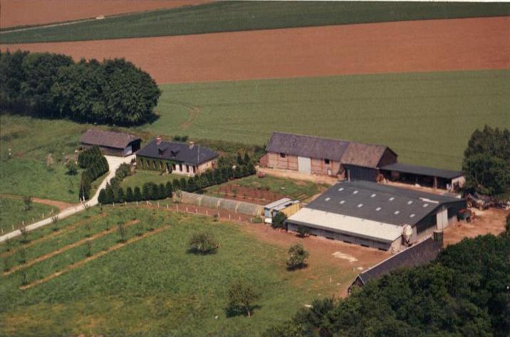 La ferme vu du dessus en 1989